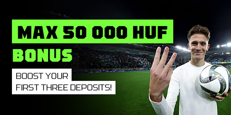 Vegas.hu háromlépcsős bónusz promóció