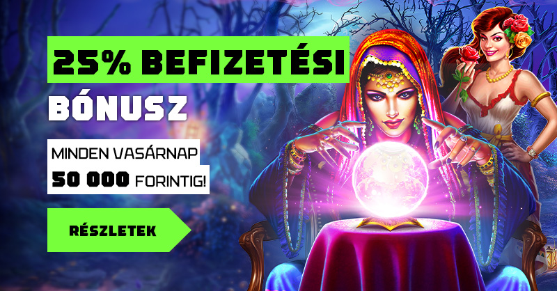 Vegas.hu vasárnapi bónusz